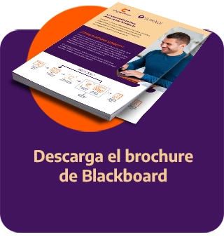 Descarga el brochure y descubre los beneficios de Blackboard