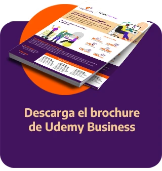 Descarga el brochure y descubre los beneficios de Udemy Business